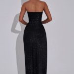 Dhalia Maxi Dress - Black Sparkle - Image 4