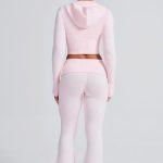 Portia Knit Hoodie - Pink - Image 11