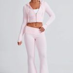 Portia Knit Hoodie - Pink - Image 20