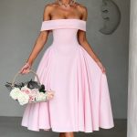Miranda Midi Dress - Blush - Image 2