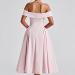 Miranda Midi Dress - Blush - Image 3