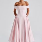 Miranda Midi Dress - Blush - Image 7