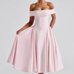 Miranda Midi Dress - Blush - Image 8