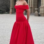 Wilhelmina Midaxi Dress - Red - Image 8