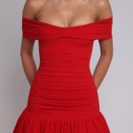 Wilhelmina Midaxi Dress - Red - Image 9