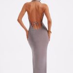 Nala Maxi Dress - Charcoal - Image 2
