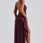 Peggy Maxi Dress - Cherry Lacquer - Image 7