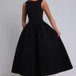Clarabella Midi Dress - Black - Image 6