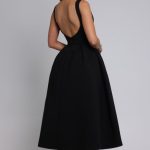 Clarabella Midi Dress - Black - Image 8