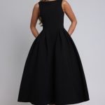 Clarabella Midi Dress - Black - Image 9