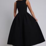 Clarabella Midi Dress - Black - Image 10