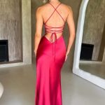 Isobel Maxi Dress - Red - Image 2