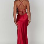 Isobel Maxi Dress - Red - Image 7