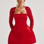 Sadie Mini Dress - Red - Image 9