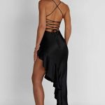 Flora Midi Dress - Black - Image 3