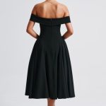 Miranda Midi Dress - Black - Image 4