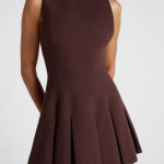 Rory Mini Dress - Plum Brown - Image 10