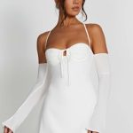 Fiona Mini Dress - Ivory - Image 7