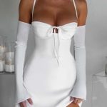 Fiona Mini Dress - Ivory - Image 10