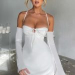 Fiona Mini Dress - Ivory - Image 12