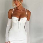 Fiona Mini Dress - Ivory - Image 14