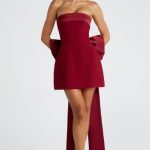 Barbara Mini Dress - Wine