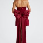 Barbara Mini Dress - Wine - Image 2