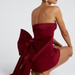 Barbara Mini Dress - Wine - Image 3