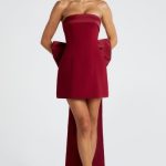 Barbara Mini Dress - Wine - Image 6