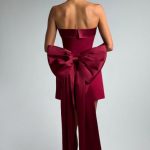 Barbara Mini Dress - Wine - Image 10