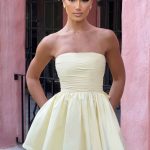 Katrina Mini Dress - Lemon