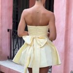 Katrina Mini Dress - Lemon - Image 2