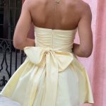 Katrina Mini Dress - Lemon - Image 4
