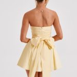 Katrina Mini Dress - Lemon - Image 7