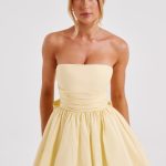 Katrina Mini Dress - Lemon - Image 9
