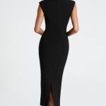 Nellie Midi Dress - Black - Image 2