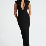 Nellie Midi Dress - Black - Image 5