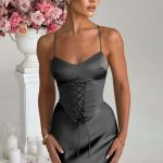Lillia Maxi Dress - Charcoal