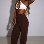 Jadae Pants - Chocolate - Image 3