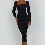Wren Maxi Dress - Black - Image 7