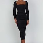 Wren Maxi Dress - Black - Image 11