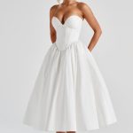 Prim Midi Dress - Ivory - Image 5