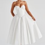 Prim Midi Dress - Ivory - Image 7