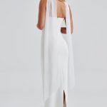 Yulia Maxi Dress - Ivory - Image 4