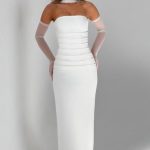 Yulia Maxi Dress - Ivory - Image 5