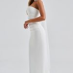 Yulia Maxi Dress - Ivory - Image 6