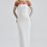 Yulia Maxi Dress - Ivory - Image 8