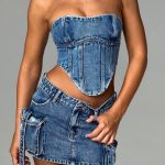 Yasie Corset - Dark Wash