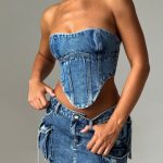 Yasie Corset - Dark Wash - Image 8