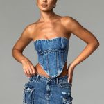 Yasie Corset - Dark Wash - Image 9